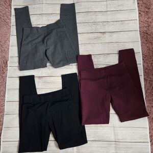 Aeropostale Fleece Lined Leggings Size Small Set